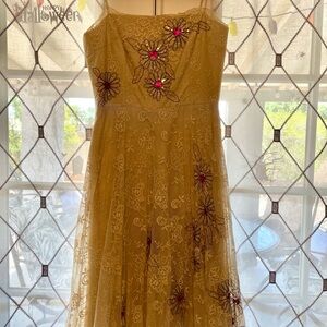 Laundry By Shelli Segal Beige Fabric